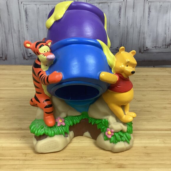 Vintage Disney Winnie the Pooh & Tigger Too Honey Pot Paper Cup Holder Dispense - Picture 10 of 10